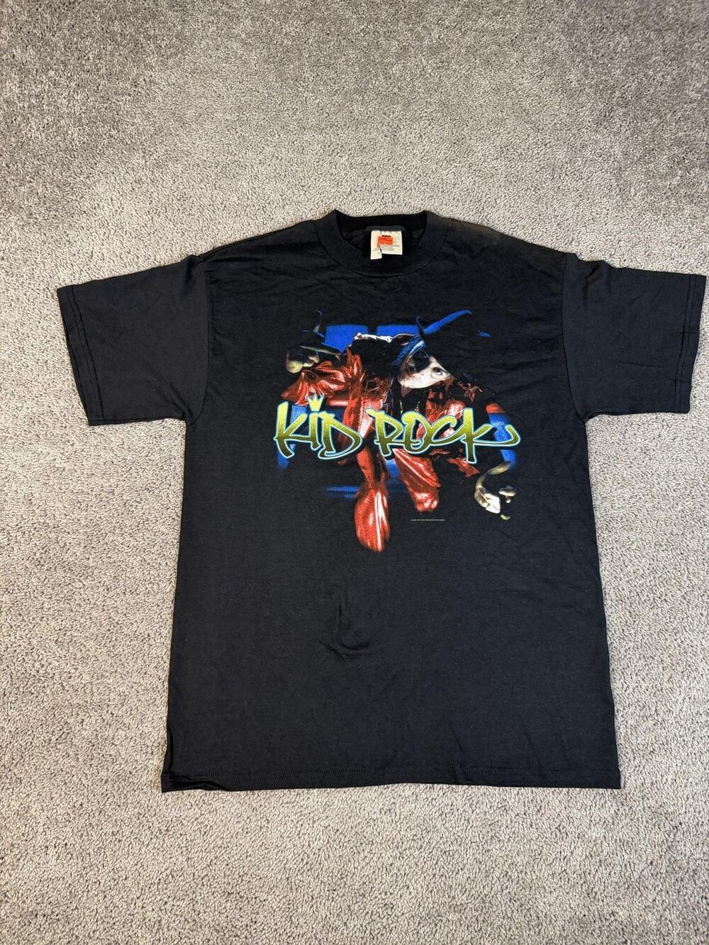 Vintage 90s Kid Rock Shirt Mens L Black Devil Without A Cause 1999 Winterland